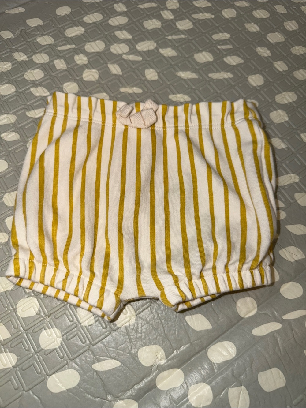 Pehr Stripes Away Yellow Stripe Baby Bloomer Shorts